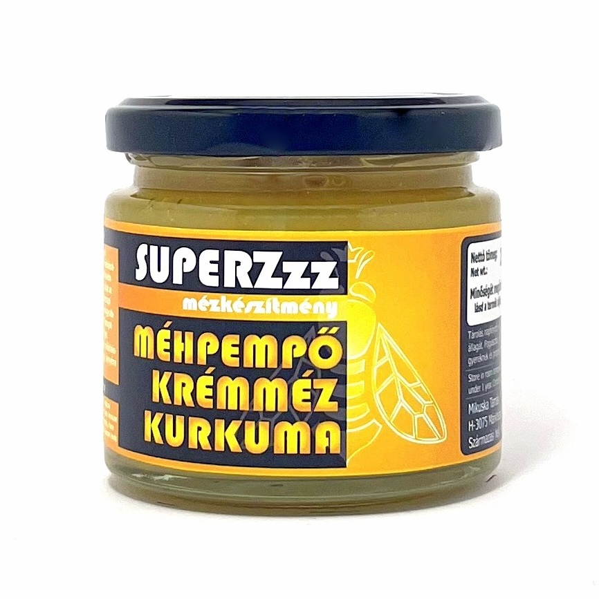SuperZzz – Méhpempős méz bio kurkumával